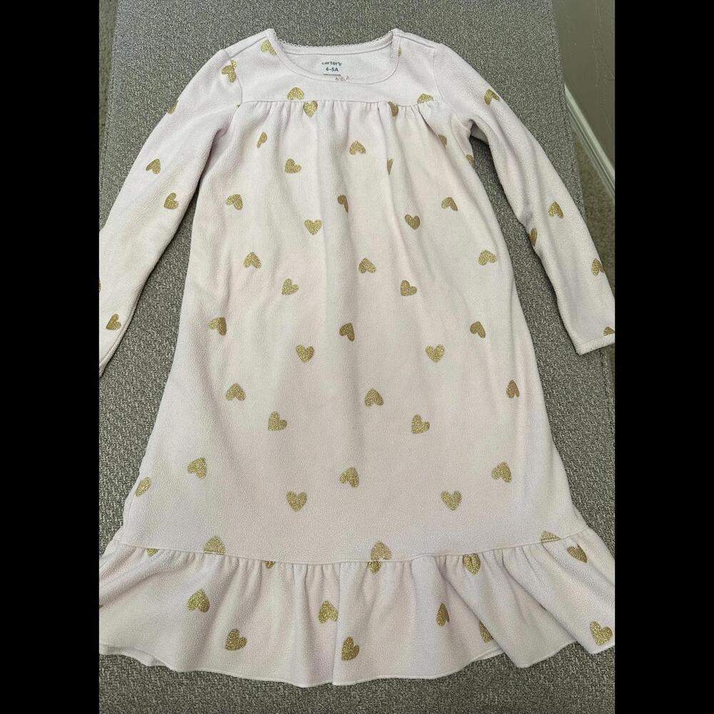 Girls 4/5t hearts nightgown pajamas